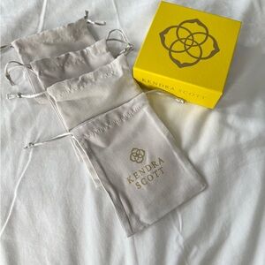 Kendra Scott Gift Box with Set of 5 Pouches